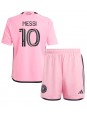 Inter Miami Lionel Messi #10 Hjemmedraktsett Barn 2024-25 Korte ermer (+ bukser)